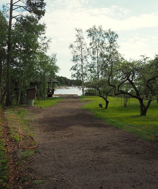 ngonberryhouse, leisure home, mökki, garden, puutarha, ruohon istutus