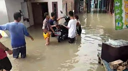 Akbiat Hujan Lebat, 3 RT di Desa Sentul Terendam Banjir