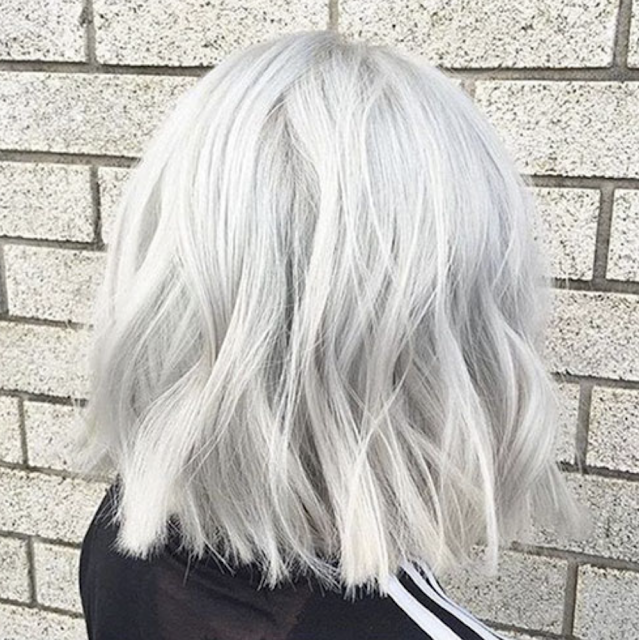 short haircuts for white hair 2019