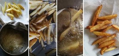 Zubereitung Pommes frites 