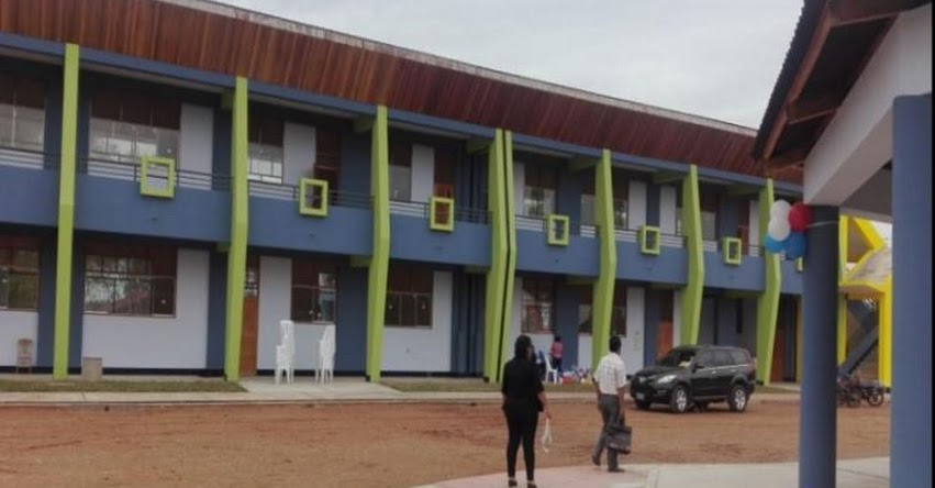 Inauguran nueva infraestructura de dos colegios en Ucayali
