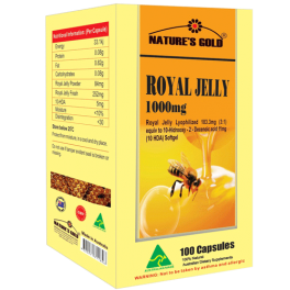 Sữa ong chúa 1000mg Nature's Gold Royal Jelly