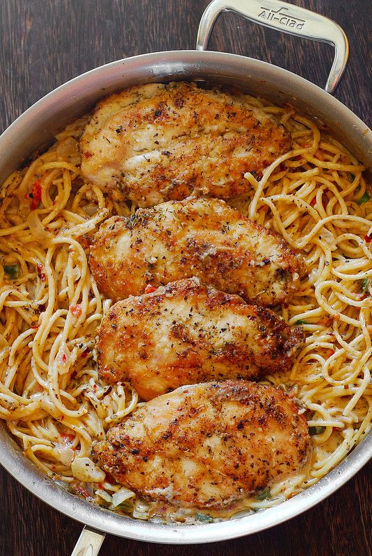 Here's for you the deliciously awesome Chicken Pasta in Creamy White Wine Parmesan Cheese Sauce. So just go and grab this recipe now! #healthy