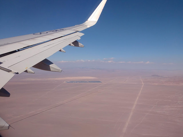 Sobrevolando desierto, Antofagasta, Chile