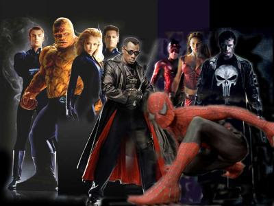 Se trata de Blade XMen Blade II SpiderMan Daredevil X2 