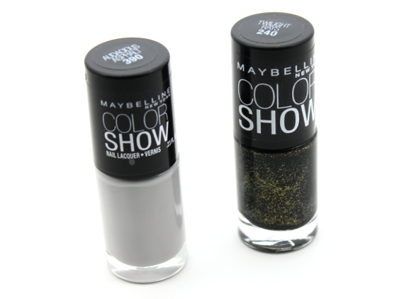 Review│Maybelline Color Show Nail Lacquers in Audacious Asphalt + Twilight Rays