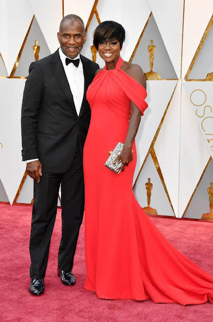 Viola Davis and Julius Tennon at 89th Annual Academy Awards
