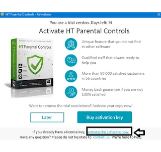 Clé gratuite HT Parental Controls