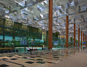 Changi Airport Terminal 3 Interior Landscape, Singapore