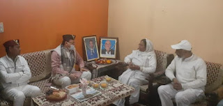 CM meet toparents of expired BJYM Leader