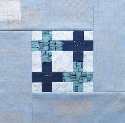 Modern sampler quilt - Block #15 - Inspired by Tula Pink City Sampler