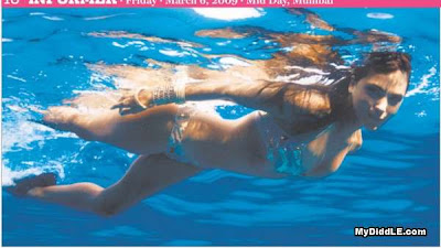 Lara Dutta In a Hot Pink Bikini from BLUE
