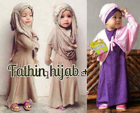 49 Model Gamis Anak Terbaru 2019 Polos Muslim Syar i 