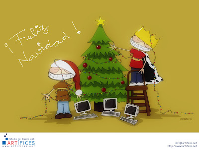 Feliz Navidad wallpaper - Old Christmas Wallpapers