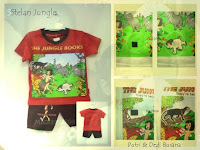 stelan anak laki motif jungle