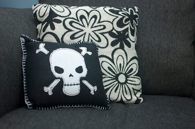 Target Toss Pillow Skulls… LOVE these. They also had a larger pillow with ghosts.
