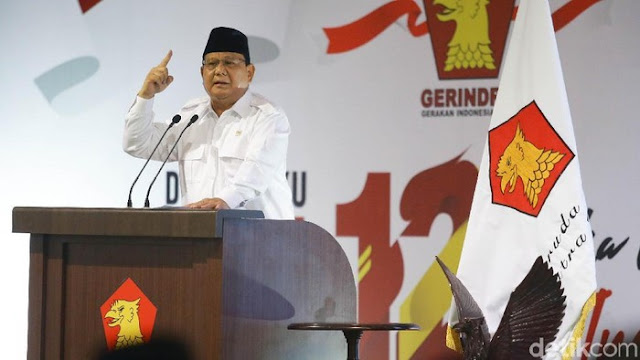 Prabowo Perintahkan Gerindra Dukung Gibran di Pilwalkot Solo