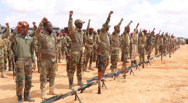 The Somali army announces the killing of 80 Al-Shabaab fighters in Mudug region