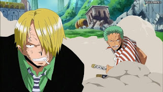 ワンピースアニメ シャボンディ諸島編 403話 サンジ ゾロ | ONE PIECE Episode 403