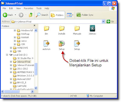 Menjalankan Setup 3Dsmax 9