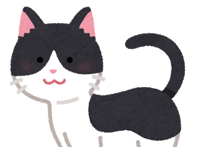 白黒 猫 ハチワレ イラスト 331243-黒猫 イラスト フリ�� シルエット