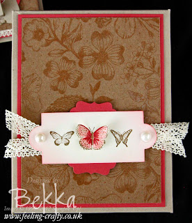 Thank You Kindly Box of Card - A Card Class by Stampin' Up! Demonstrator Bekka Prideaux - check out her classes at www.feeling-crafty.co.uk