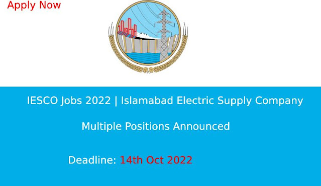 IESCO Jobs 2022 | Islamabad Electric Supply Company