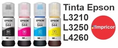 Tinta Epson Ecotank L3210, L3250 e L4260