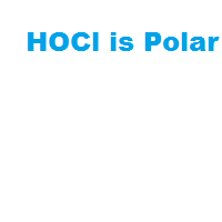 HOCl is Polar