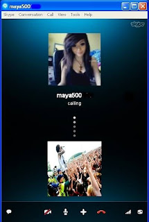 Proses pemutaran video di skype