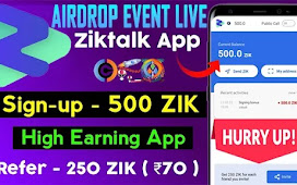 ZikTalk Airdrop of 500 $ZIK worth $2 USDT Free