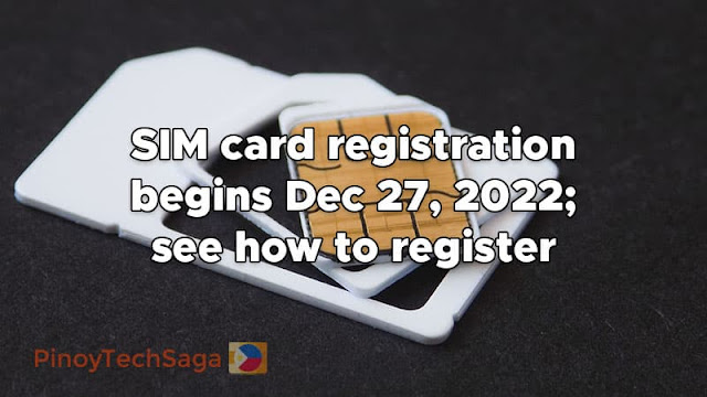 SIM card registration begins Dec 27, 2022; see how to register