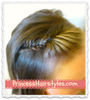 Image of Fishtail braid hairstyle for 5th grade girls