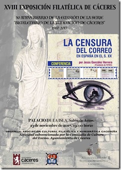 CARTEL CONFERENCIAS EXPOSICION JESUS