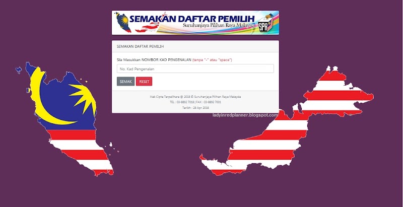 TEMPAT SAYA MENGUNDI PADA  PILIHAN RAYA UMUM KE-14 (GE14)