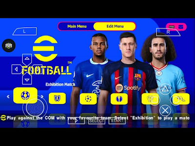 eFootball PES 2023 PPSSPP Camera PS5