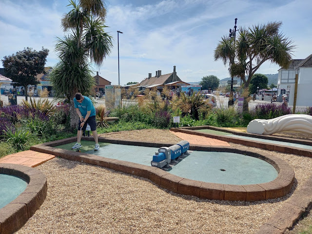 Crazy Golf at the Jubilee Gardens Café in Minehead