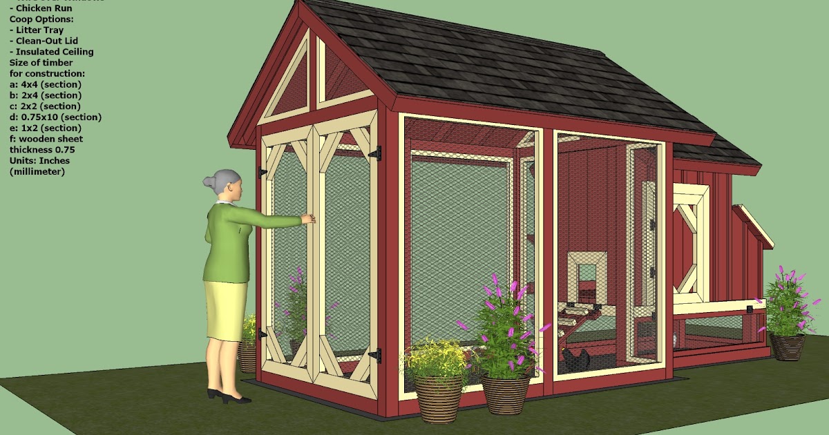 garden plans: S101 - Chicken Coop Plans Construction - Chicken Coop ...