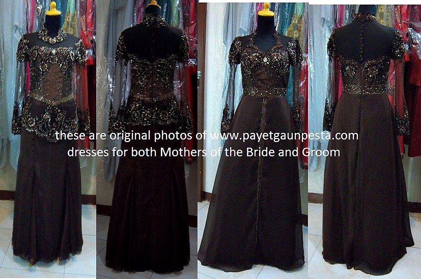 Payet Gaun Pesta Desain Baju Pesta Kebaya Modern dan 