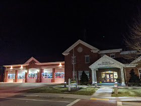 Franklin Fire Dept Station 1 - downtown at night