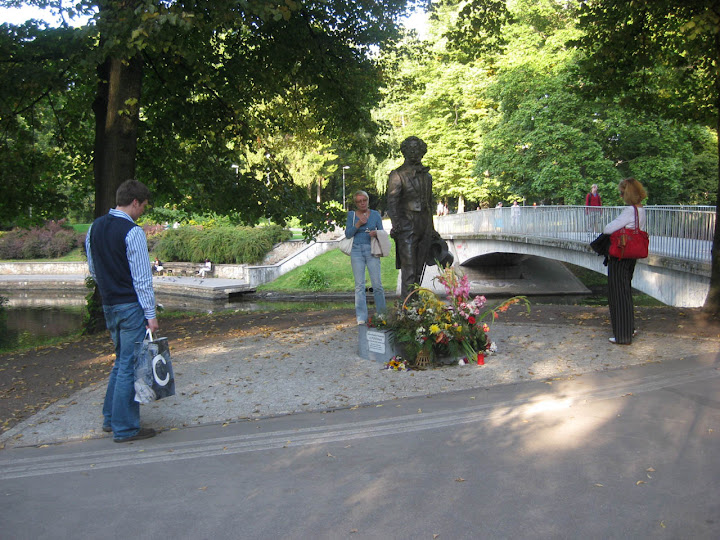 Pushkin statue at Riga