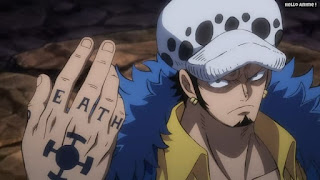 ワンピースアニメ 1017話 トラファルガー・ロー かっこいい トラ男 Trafalgar Law | ONE PIECE Episode 1017