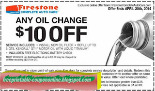 Free Printable Firestone Coupons