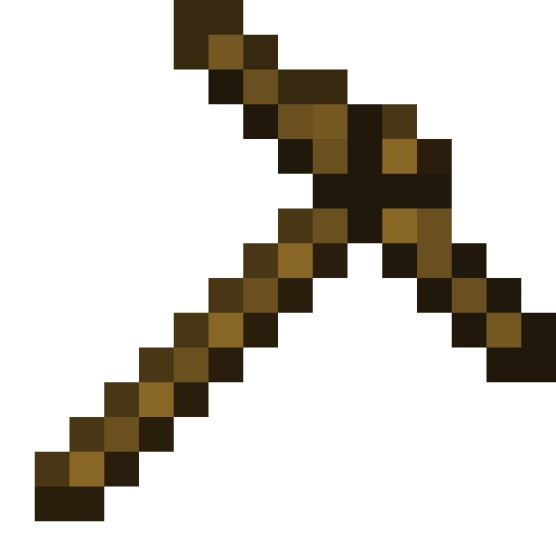 Renewed Pickaxes Texture Pack: Wooden Pickaxe