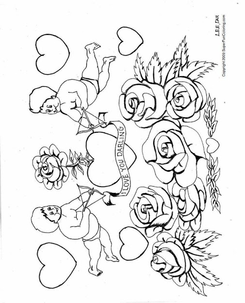 Love Coloring Pages Valentines Coloring Sheets