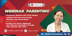Gratis! Webinar Parenting "Quarter-Life Crisis" bersama dr. Elvine Gunawan, Sp.K.J.