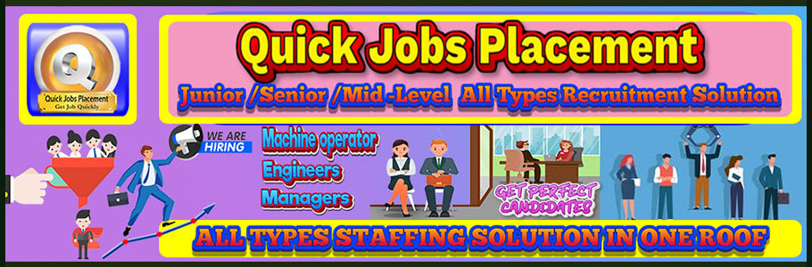 Quick Jobs Placement Agency in Boisar | Quick Jobs Placement Agency in Vasai | Jobs in boisar | jobs