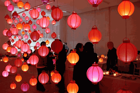 Not just limited to decorating weddings and parties paper lanterns are also