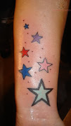 Shooting Star Tattoos (colored shooting star tattoos)