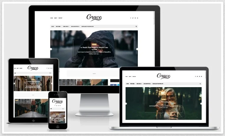 Grace Blogger Template